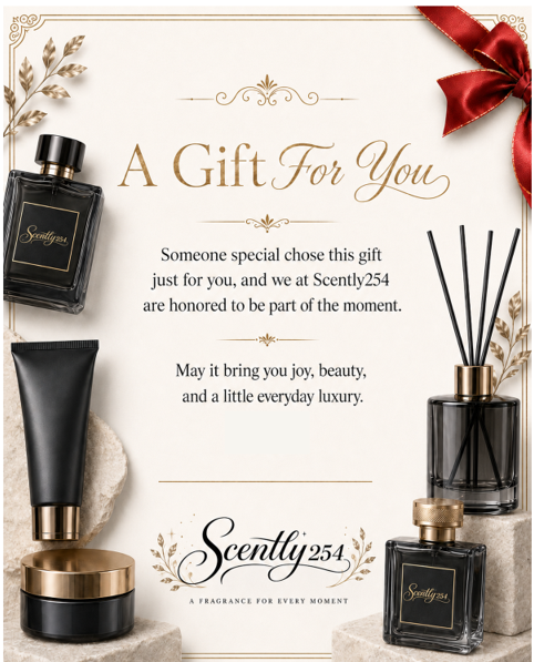Scently254 General Gift Card for Men – 4 x 6 in / 10.16 x 15.24 cm – 1 FREE card with ANY purchase