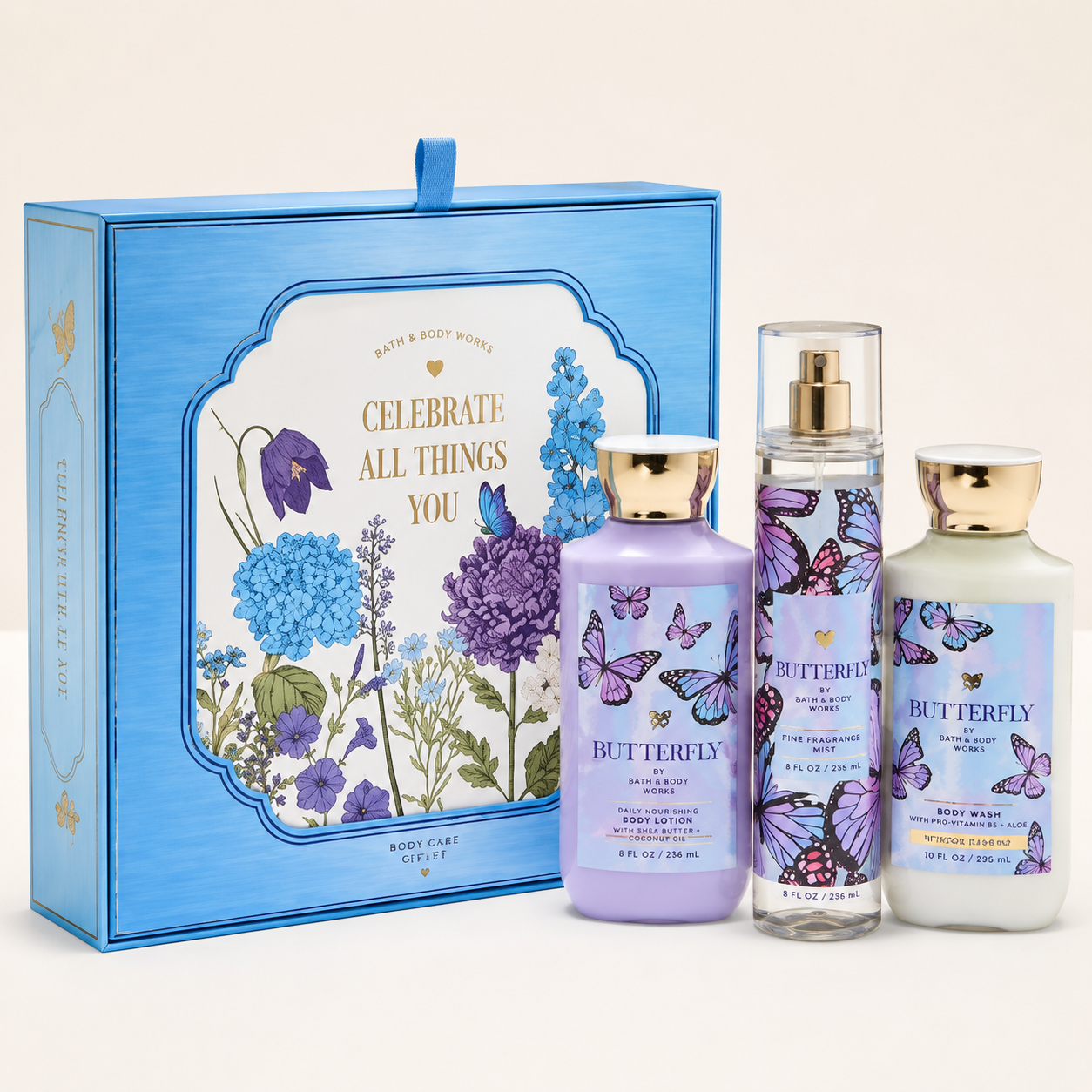 Bath & Body Works Butterfly 3-Piece Gift Set