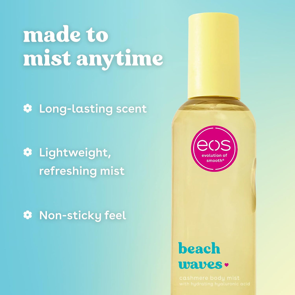 eos Beach Waves Cashmere Body Mist 177ml / 6 fl oz