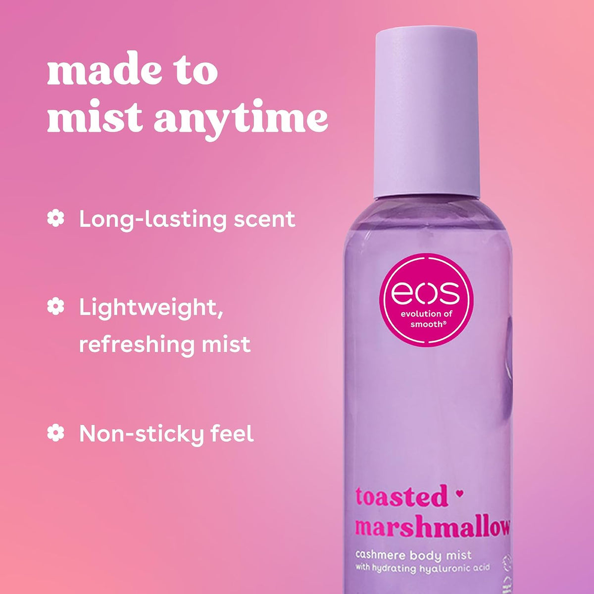 eos Toasted Marshmallow Cashmere Body Mist 177ml / 6 fl oz
