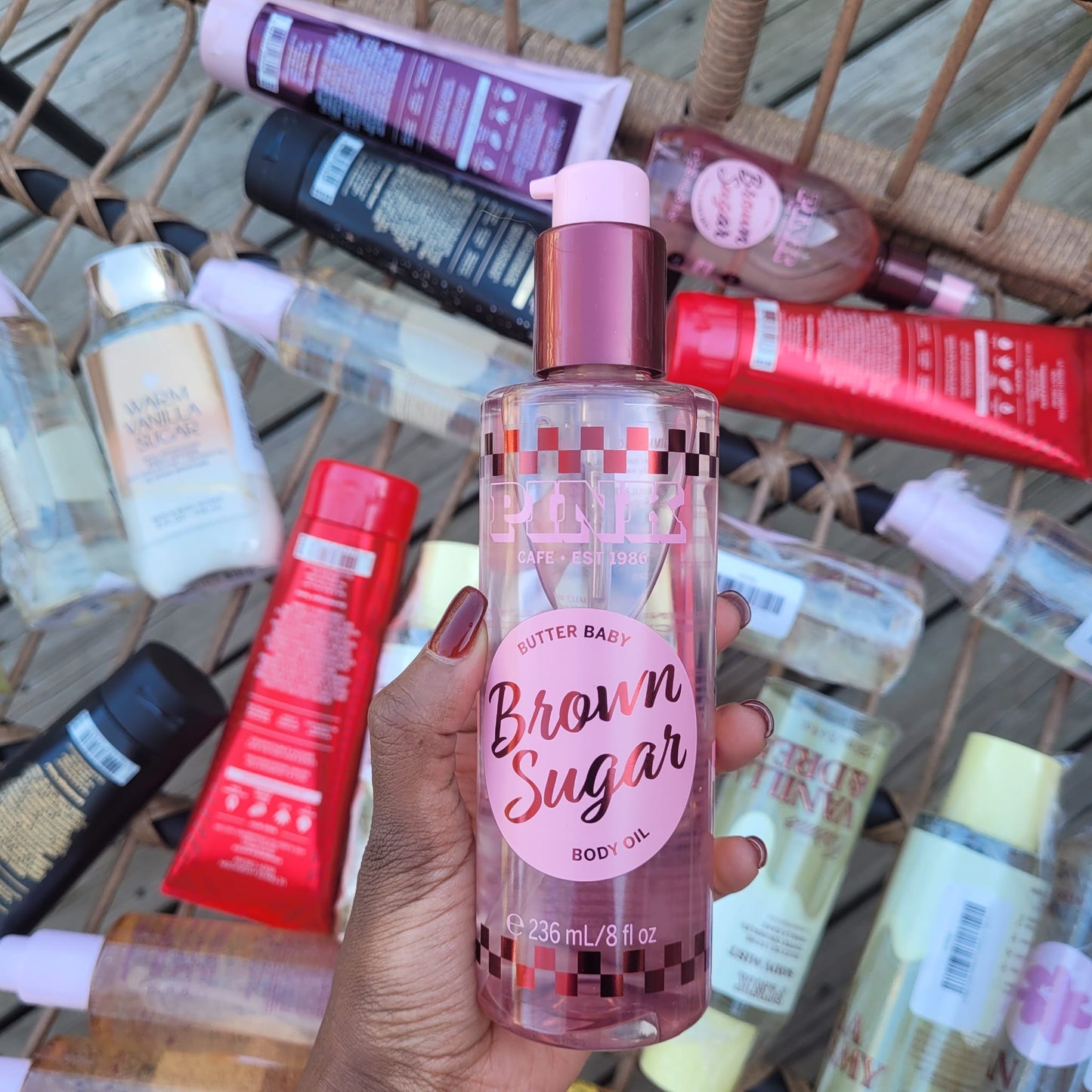 Pink Brown Sugar Body Oil (236 ml)