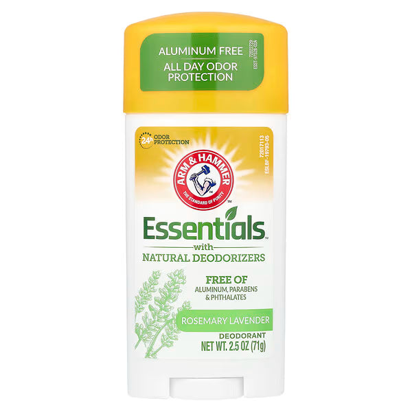 ARM & HAMMER Essentials Fresh Rosemary Lavender Aluminum Free Deodorant 71g / 2.5 oz