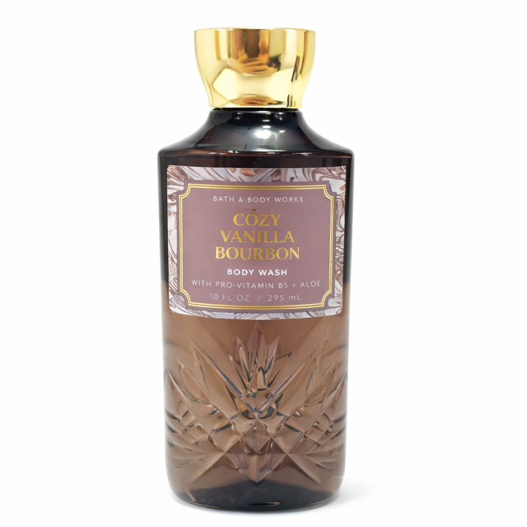 Bath & Body Works Cozy Vanilla Bourbon Body Wash – 295ml