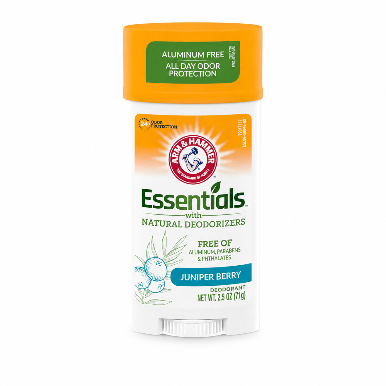 ARM & HAMMER Essentials Juniper Berry Aluminum Free Deodorant 71g / 2.5 oz