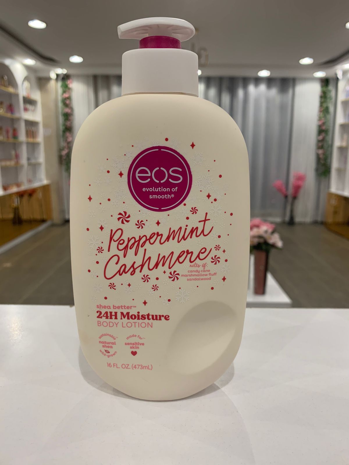 eos Peppermint Cashmere 24H Moisture Body Lotion 473ml