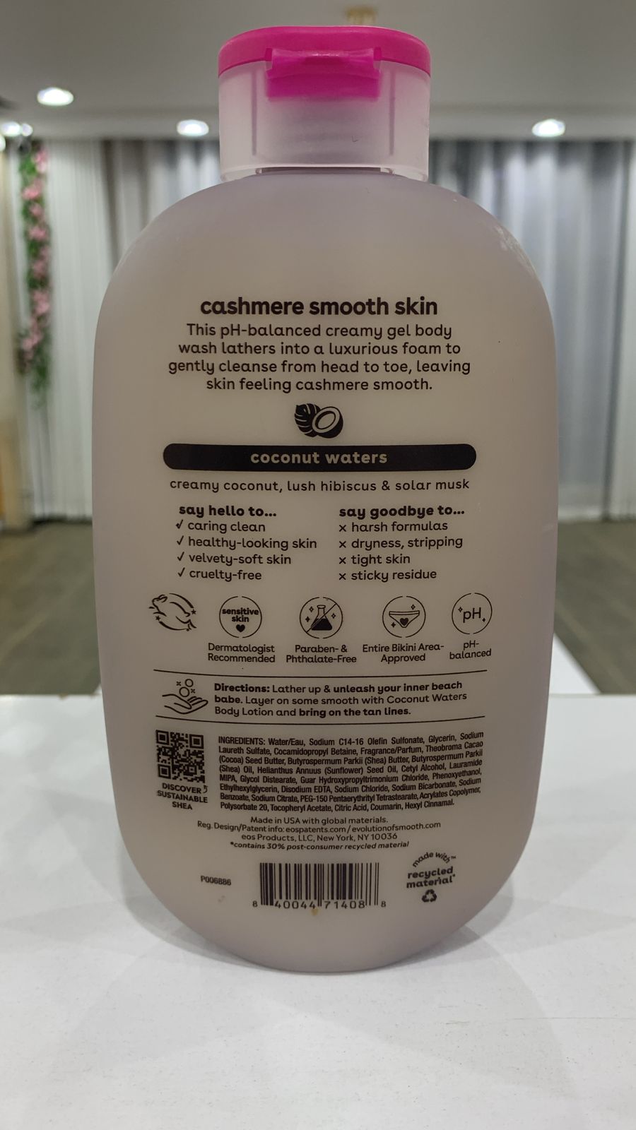 eos Coconut Waters Shea Better Body Wash 473ml