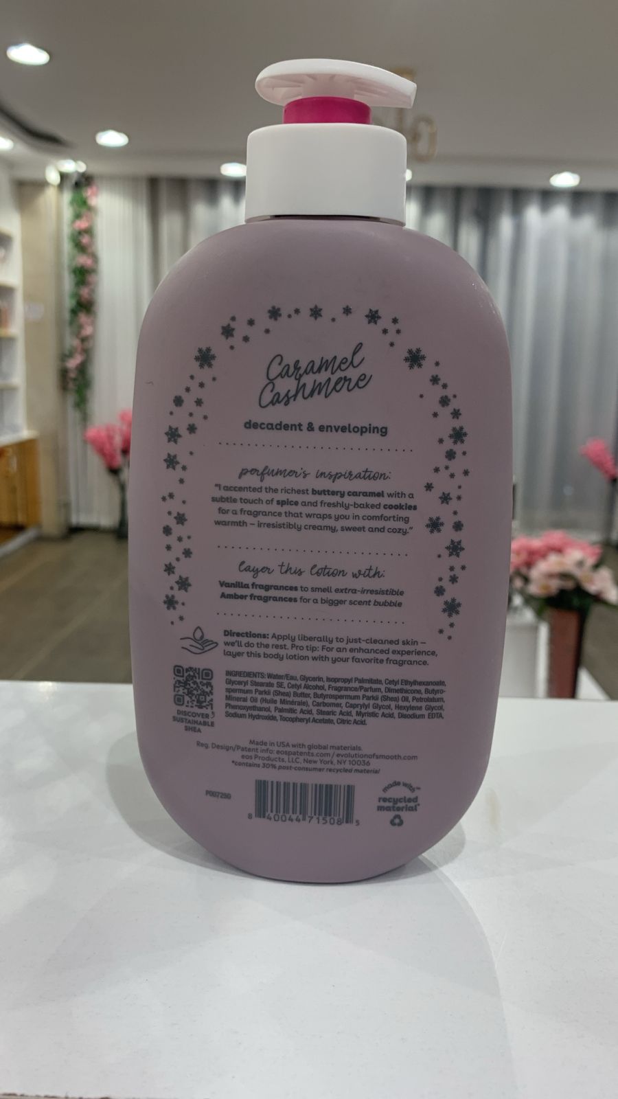 eos Shea Better Caramel Cashmere 24H Moisture Body Lotion 473ml