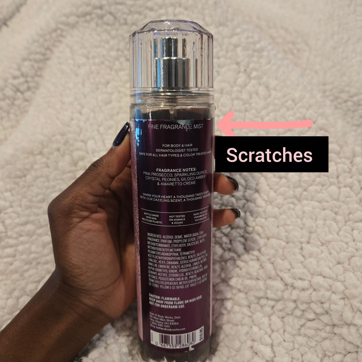 DAMAGED BOTTLE: Bath & Body Works A Thousand Wishes Fine Fragrance Mist 236ml / 8 fl oz
