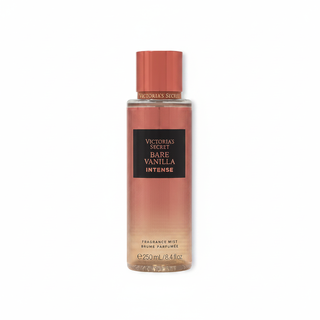 Bare Vanilla Intense Fragrance Mist White Background