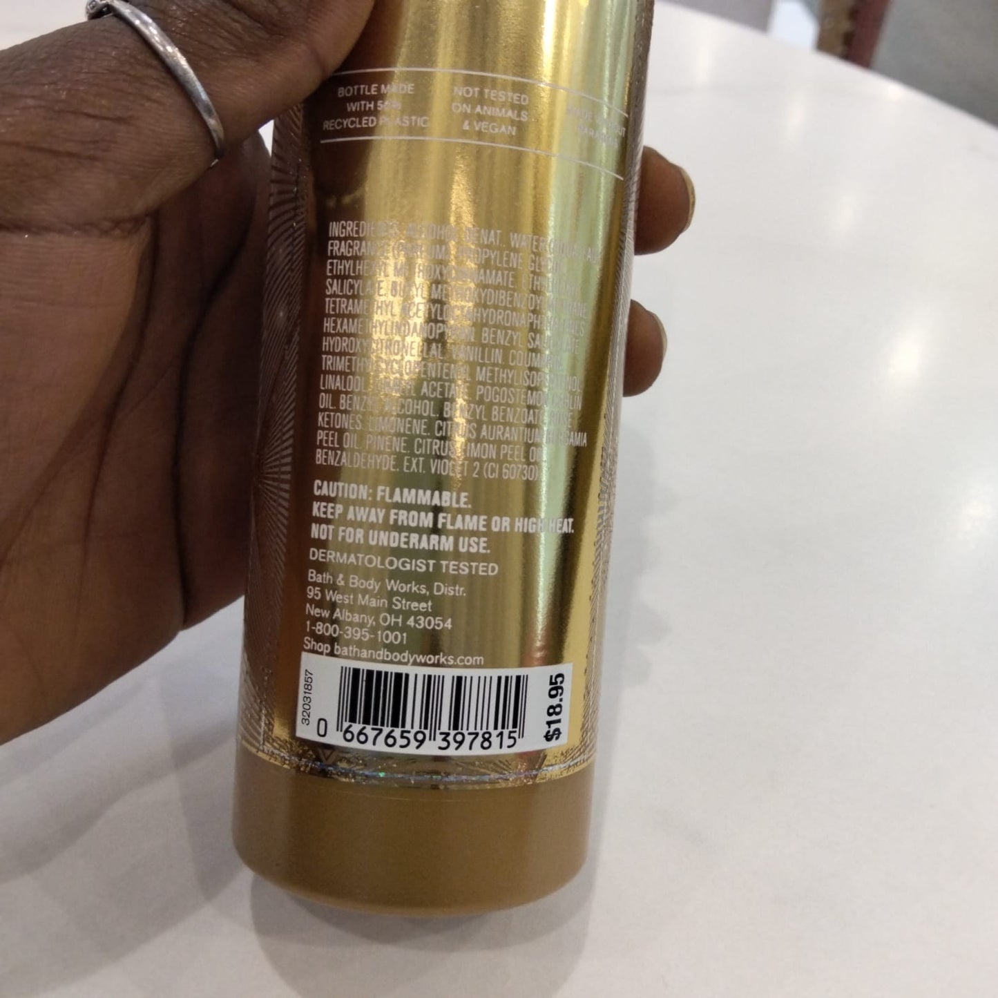 Bath & Body Works Touch of Gold Fine Fragrance Mist 236ml