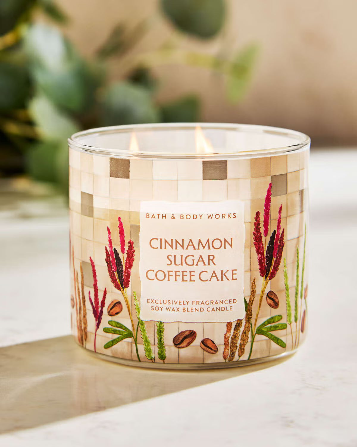 Bath & Body Works Cinnamon Sugar Coffee Cake 3-Wick Candle 411g / 14.5 oz