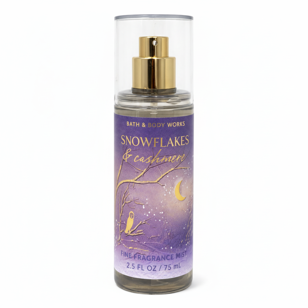 Bath & Body Works Snowflakes & Cashmere Mini / Travel Size mist 75ml