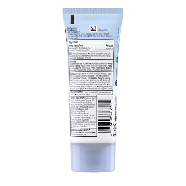Neutrogena Ultra Sheer Dry-Touch Sunscreen Lotion SPF 70 (88 ml)