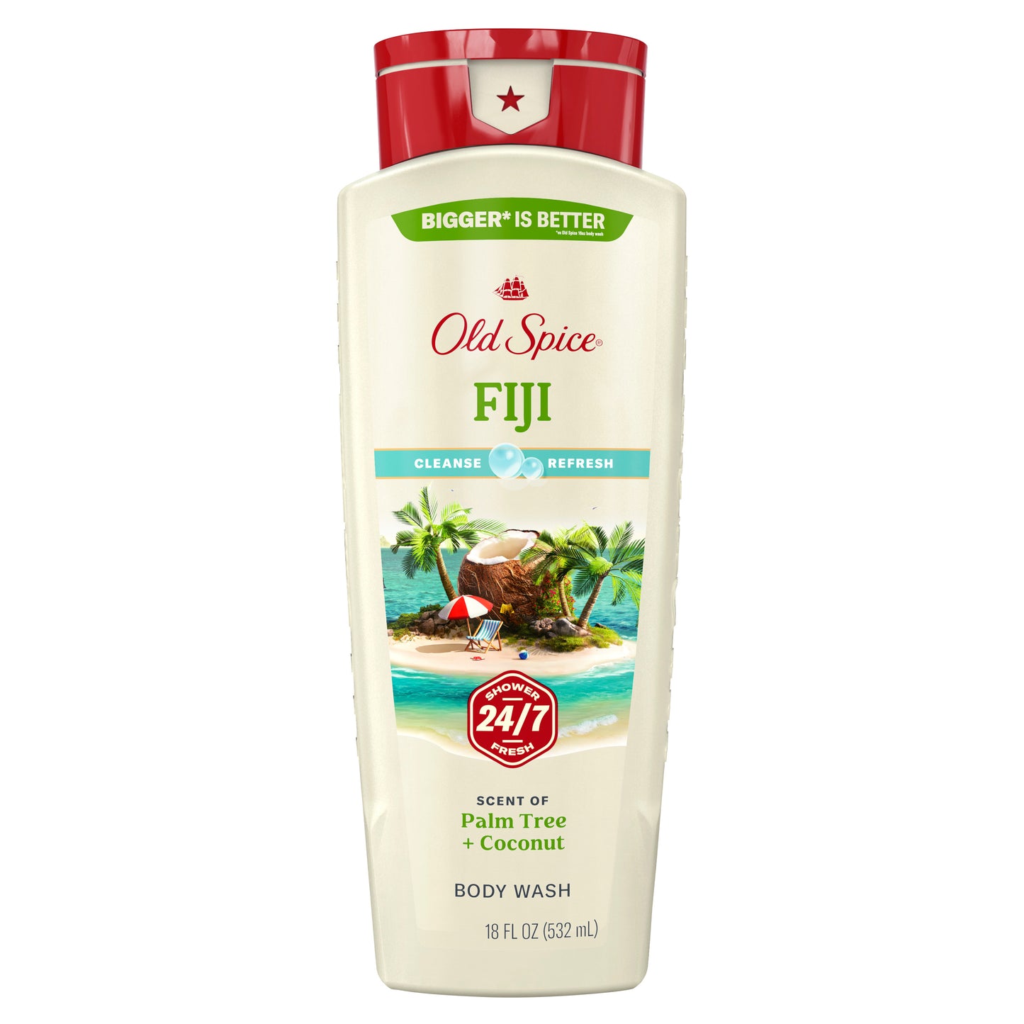 Old Spice Fiji Men's Body Wash with Palm Tree (532 ml)