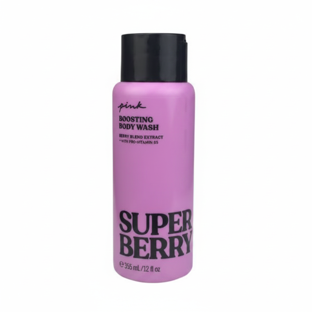 PINK Super Berry Boosting Body Wash