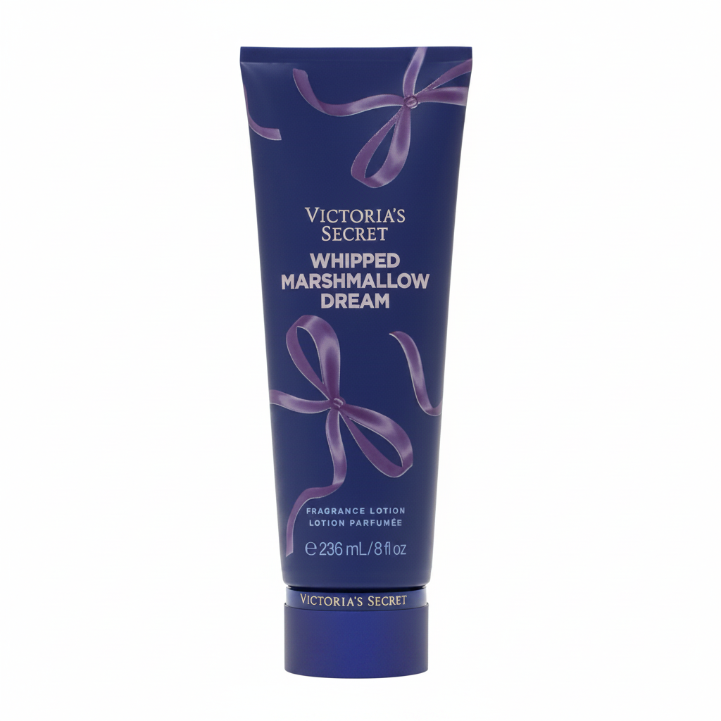 Whipped Marshmallow Dream Lotion White Background