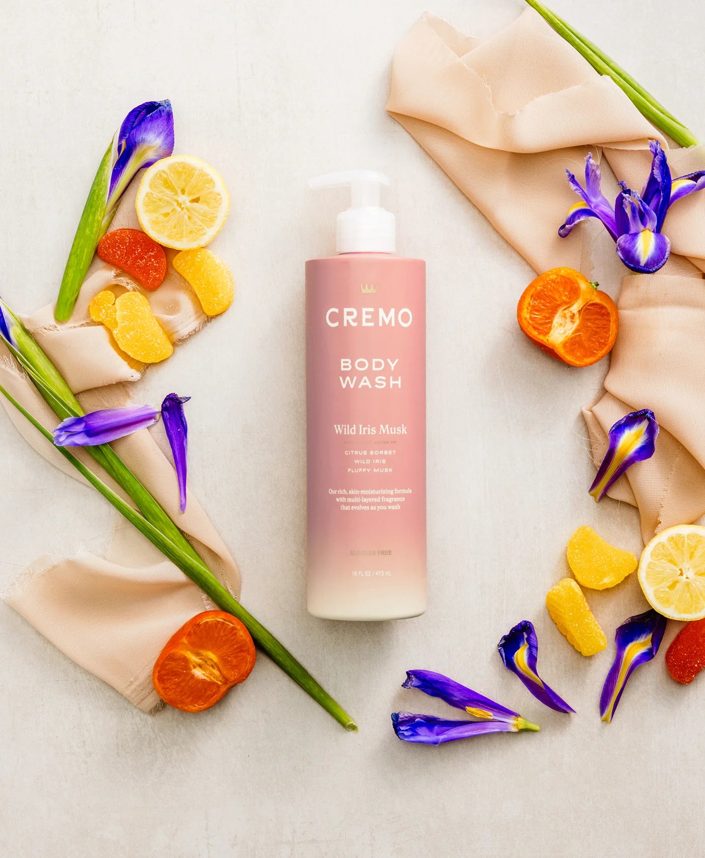 Cremo Wild Iris & Musk Body Wash (473 ml)
