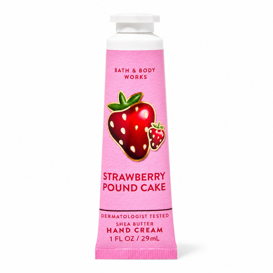 Bath & Body Works Strawberry Pound Cake Hand Cream 1 fl oz / 29ml