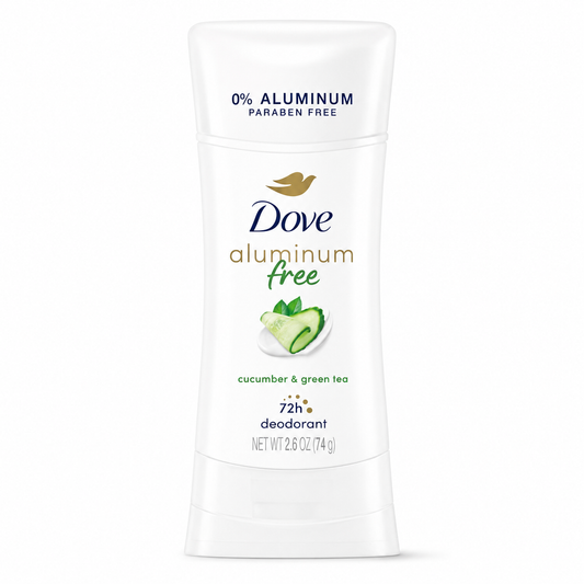 Dove Aluminum Free (0%) Cucumber & Green Tea Deodorant Stick 74g