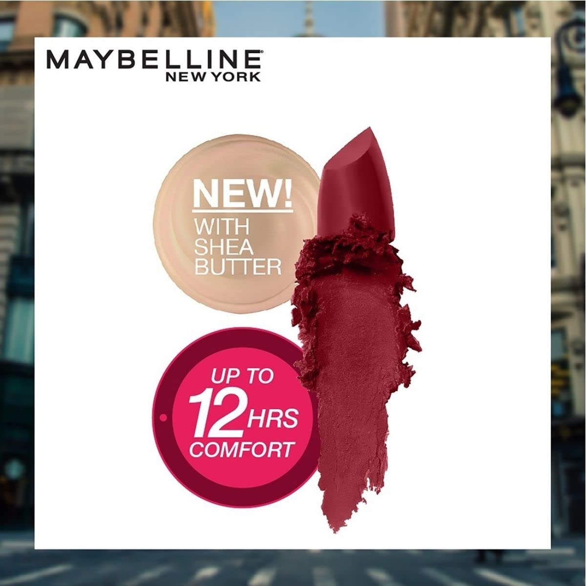 Maybelline Color Sensational Divine Wine (695 Deep Plum) Matte Lipstick - 1 Count