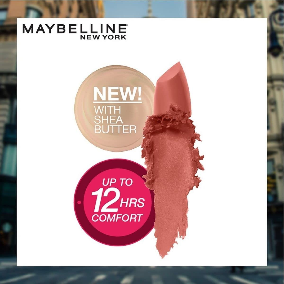 Maybelline Color (Sensational Nude) Nuance Medium Nude Matte Lipstick - 1 Count