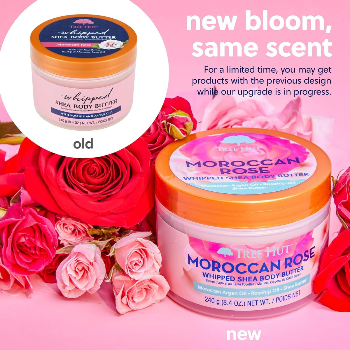 Tree Hut Moroccan rose Whipped Shea Body Butter - 240g