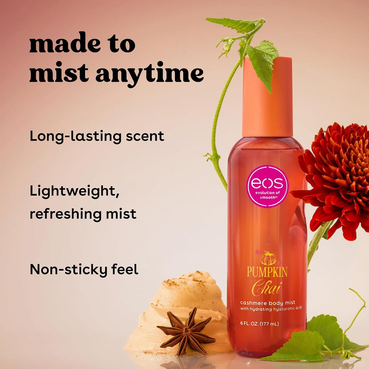 eos Pumpkin Chai Fine Fragrance Body Mist 177ml / 6 fl oz
