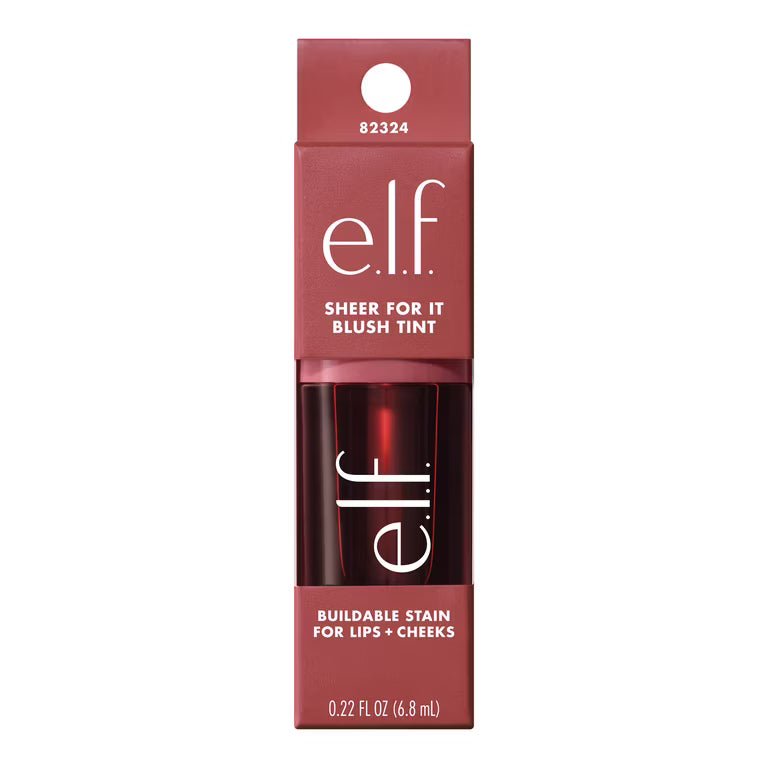 e.l.f. Sheer For It Cherry Cola Lip & Cheek Blush Tint 6.8ml