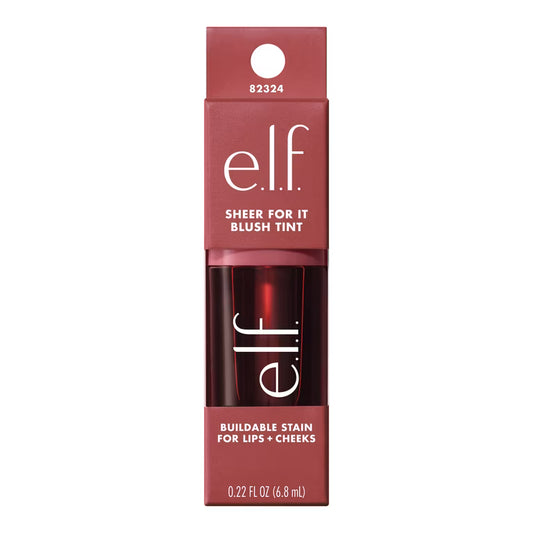 e.l.f. Sheer For It Cherry Cola Lip & Cheek Blush Tint 6.8ml