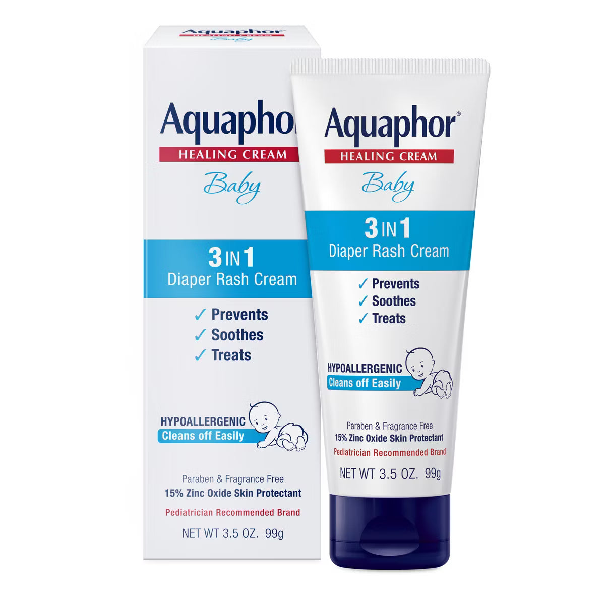 Aquaphor Baby Diaper Rash Cream 99g / 3.5 oz