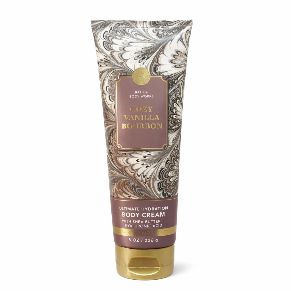 Bath & Body Works Cozy Vanilla Bourbon Body Cream 226 g