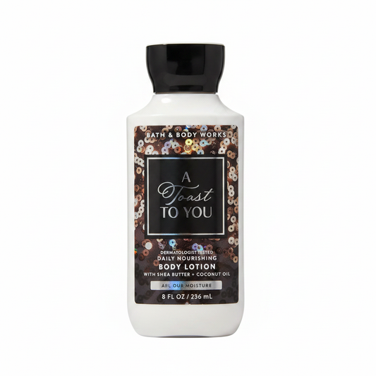 A Toast To You Body Lotion White Background