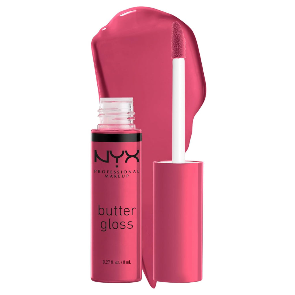 NYX Professional Makeup Strawberry Cheesecake (32 Warm Pink) Butter Gloss Lip Gloss 8ml