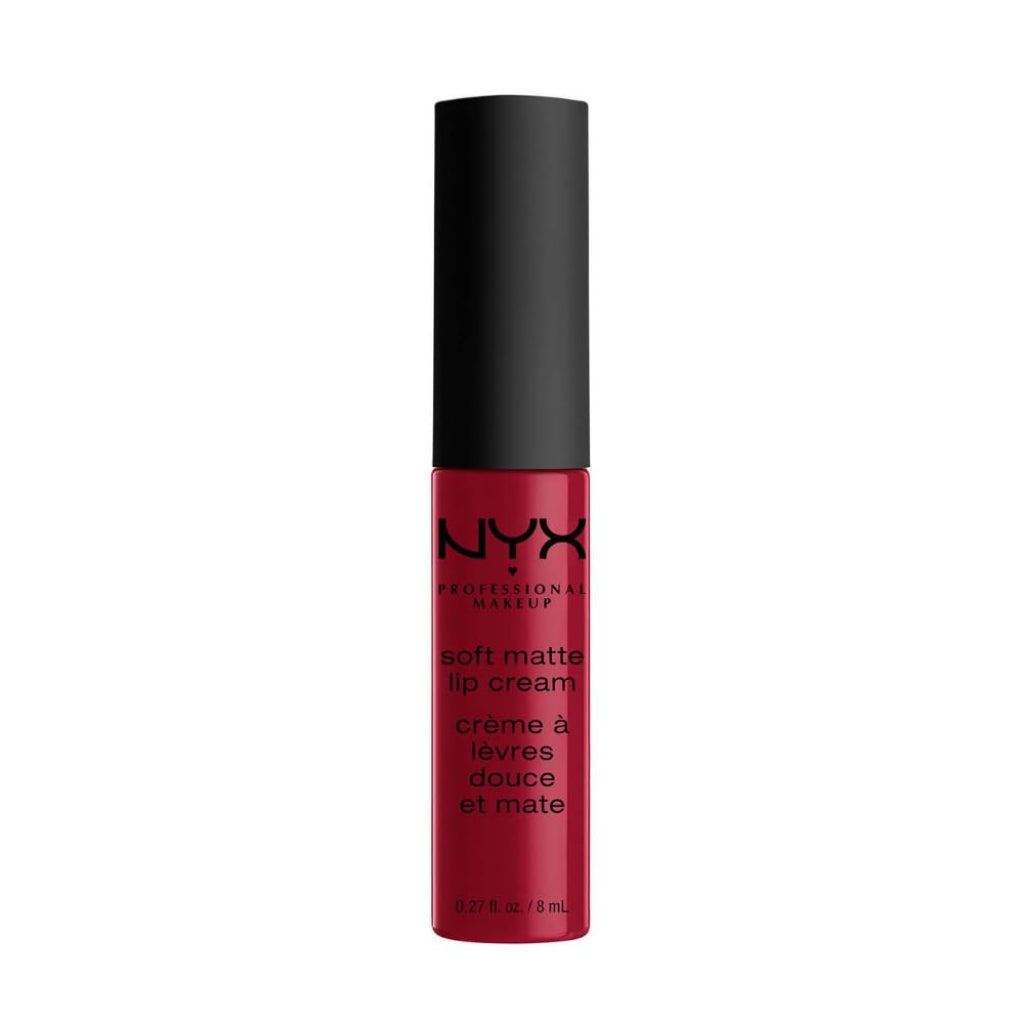 NYX Professional Makeup Monte Carlo (Deep Cranberry, Red) Soft Matte Lip Cream Liquid Lipstick 8ml