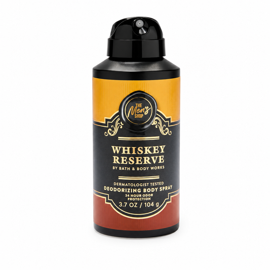 Bath & Body Works Whiskey Reserve Men’s Deodorizing Body Spray 104g / 3.7 oz