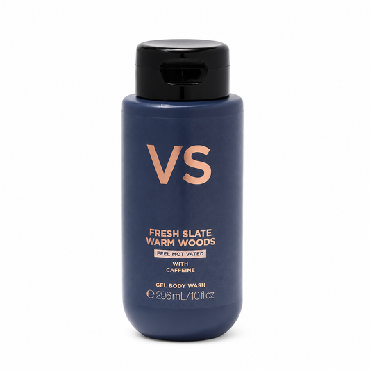 Victoria’s Secret Feel Motivated Fresh Slate + Warm Woods Men’s Gel Body Wash 296ml / 10 fl oz