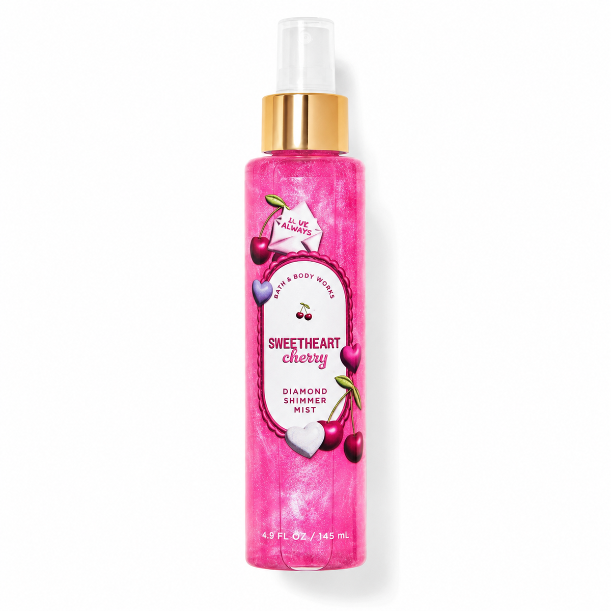 Bath & Body Works Sweetheart Cherry Diamond Shimmer Mist 145ml / 4.9 oz