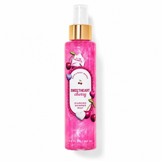 Bath & Body Works Sweetheart Cherry Diamond Shimmer Mist 145ml / 4.9 oz