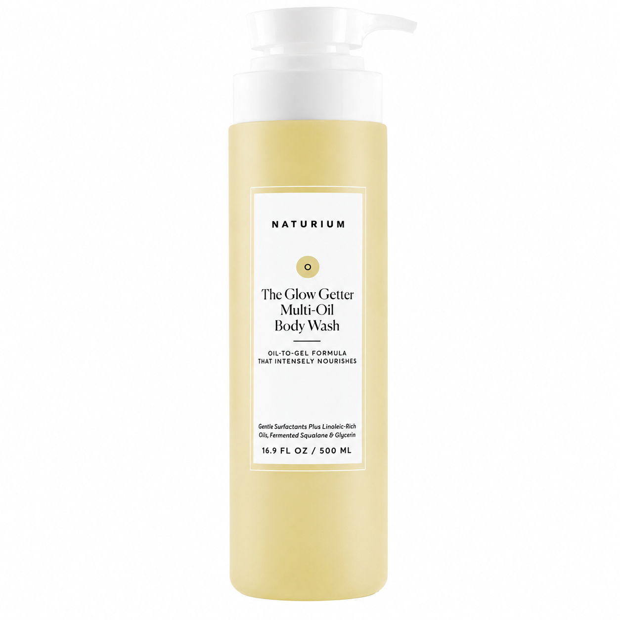 NATURIUM The Glow Getter Multi-Oil Hydrating Face & Body Wash 500ml / 16.9 oz