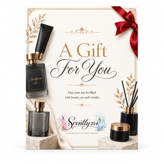 Scently254 General Gift Card for Men – 4 x 6 in / 10.16 x 15.24 cm – 1 FREE card with ANY purchase