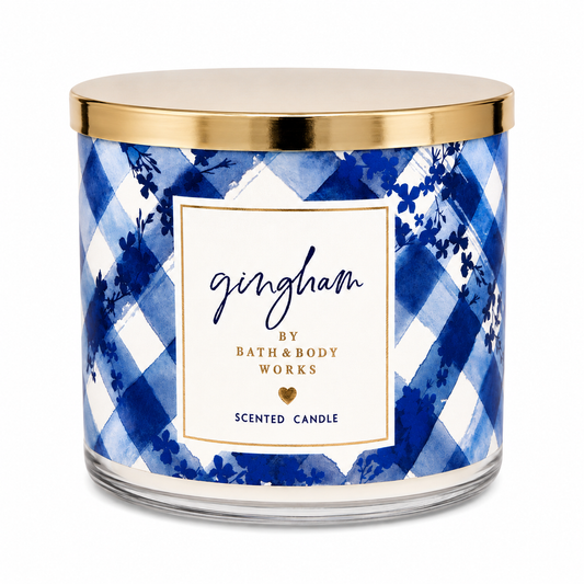 Bath & Body Works Gingham 3-Wick Candle 411g / 14.5 oz