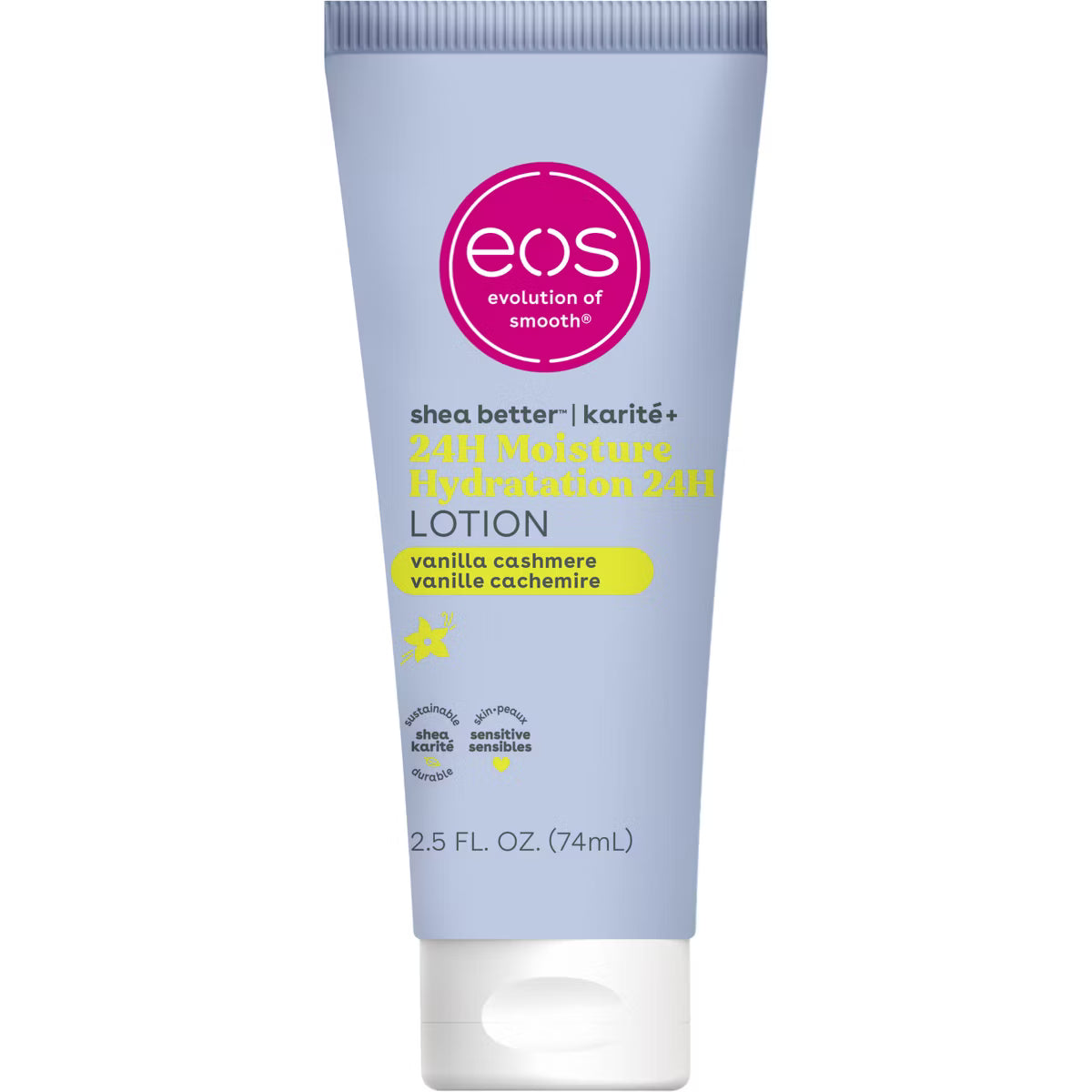 eos Vanilla Cashmere Travel Size Body Lotion 74 ml