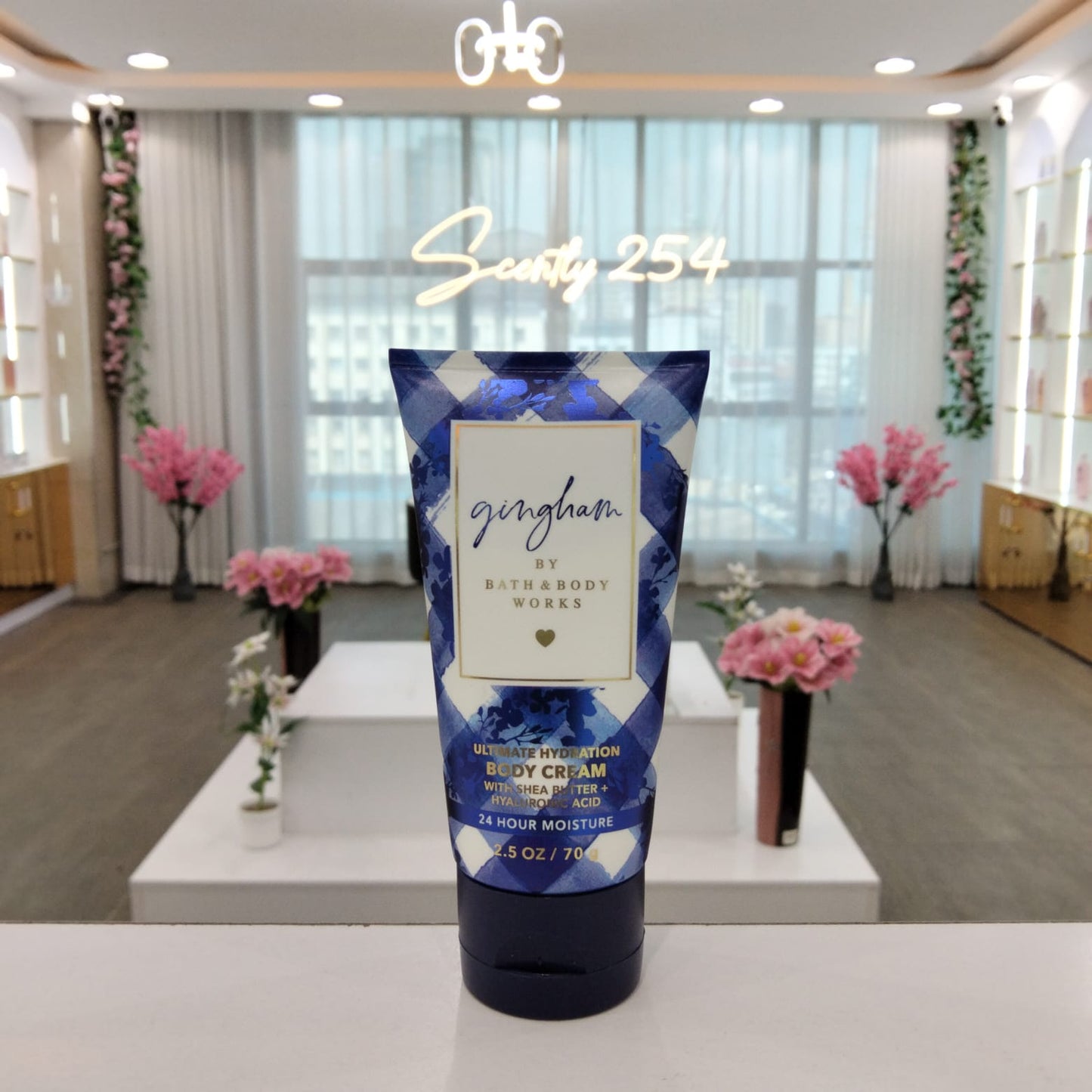 Bath & Body Works Gingham Travel Size Ultimate Hydration Body Cream 70g