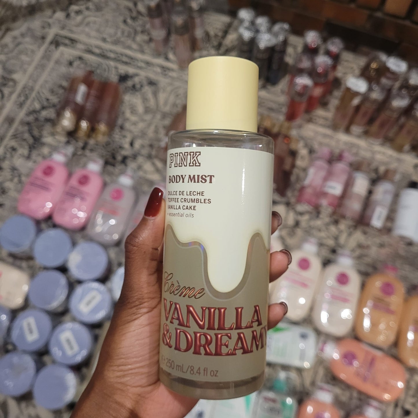 Pink Vanilla & Dreamy Creme Mist 250ml