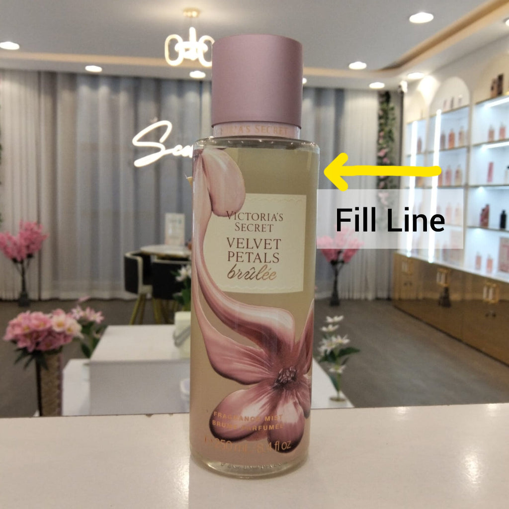 MINOR SPILL & TEAR Victoria's Secret Velvet Petals Brûlée Fragrance Mist – 250ml