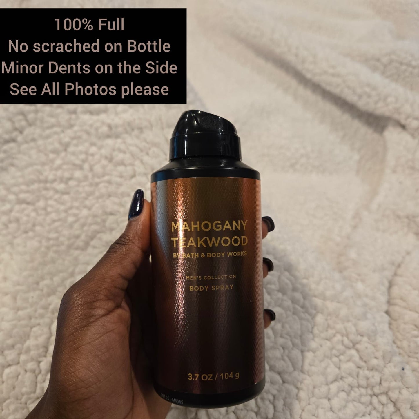 MINOR DENTS Bath & Body Works Mahogany Teakwood Body Spray for Men 104g / 3.7 oz