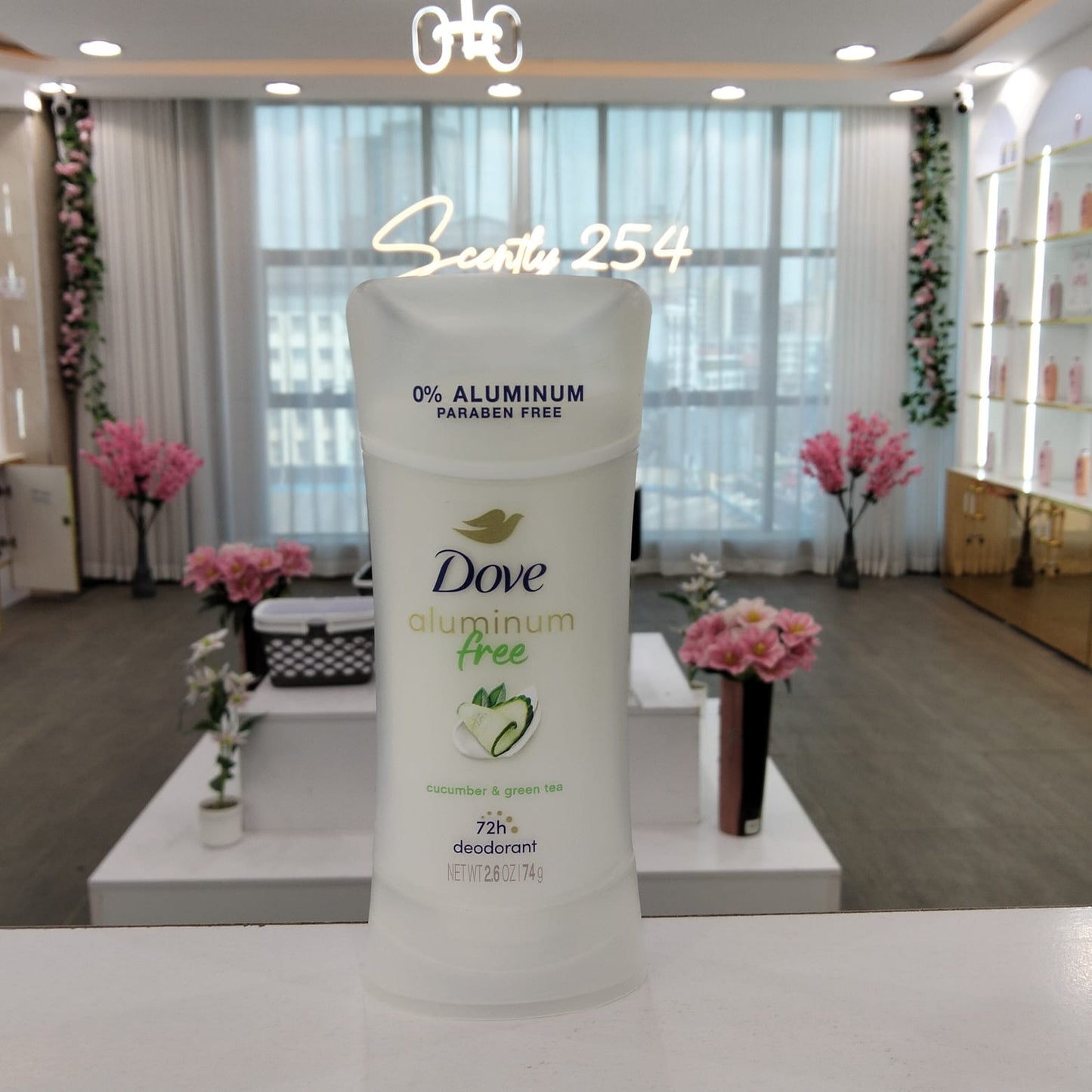 Dove Aluminum Free (0%) Cucumber & Green Tea Deodorant Stick 74g
