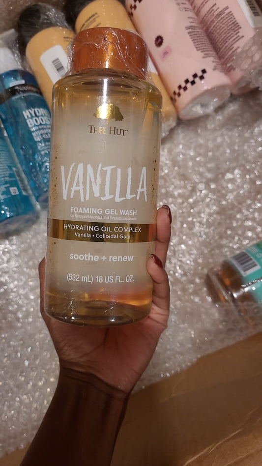 Tree Hut Vanilla Foaming Gel Body Wash (532 ml)