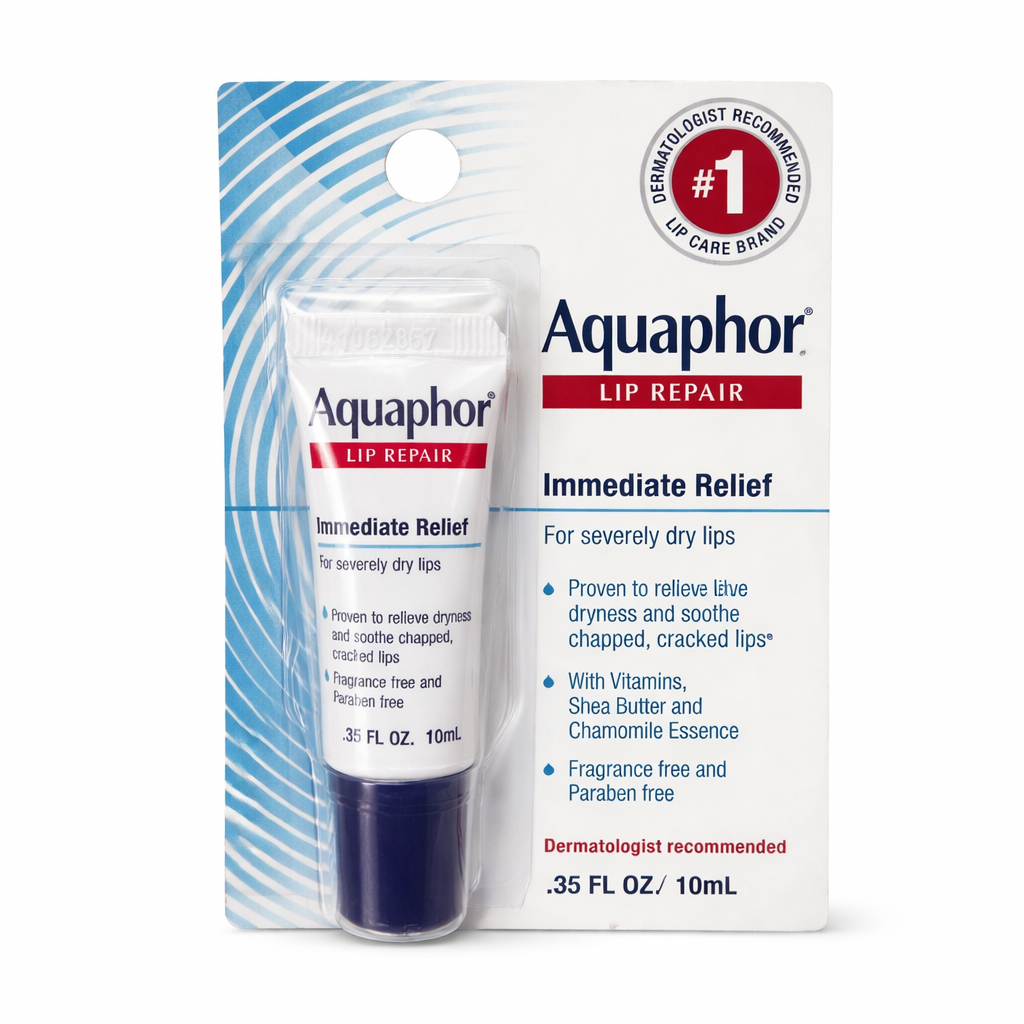 Aquaphor Lip Repair Ointment Tube - 10ml