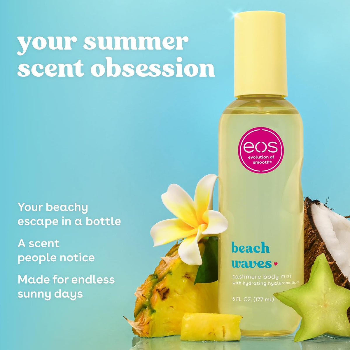 eos Beach Waves Cashmere Body Mist 177ml / 6 fl oz